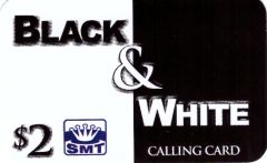 Black & WhitePrepaid Phone Card